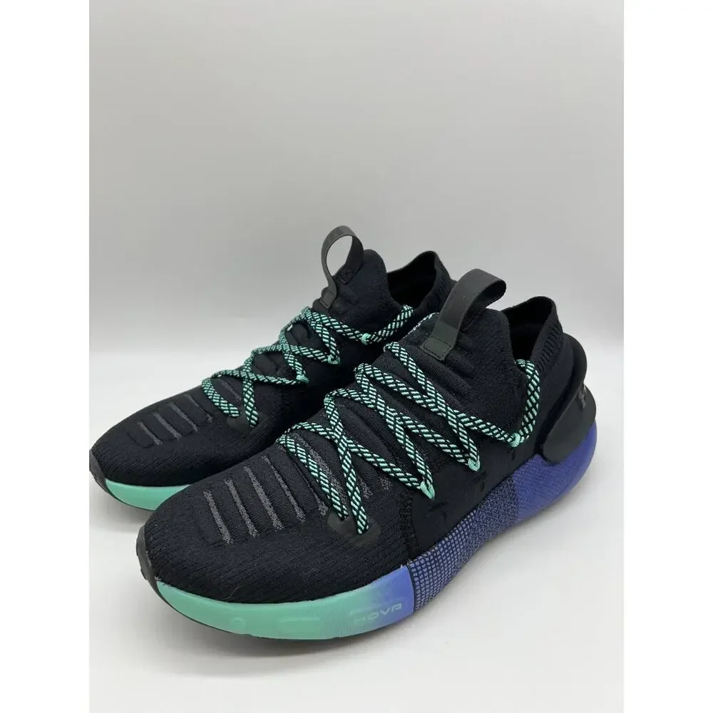 Under Armour HOVR Phantom 3 Running Shoes Black/Periwinkle 3026993-001 Men 10.